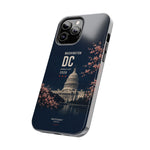 Washington DC 2026 World Cup Tough Phone Case — US Capitol Cherry Blossom Protective Cover