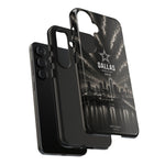 Dallas World Cup 2026 Tough Phone Case – Black City Skyline with Star Logo