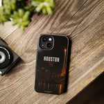Houston Skyline Tough Phone Case — World Cup 2026 Night Cityscape