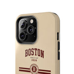 Boston Skyline Tough Phone Case — Vintage Cityscape, 'Boston 2026' Protective Phone Cover