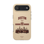 Boston Skyline Tough Phone Case — Vintage Cityscape, 'Boston 2026' Protective Phone Cover