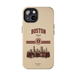Boston Skyline Tough Phone Case — Vintage Cityscape, 'Boston 2026' Protective Phone Cover