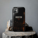 Houston Skyline Tough Phone Case — World Cup 2026 Night Cityscape