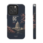 Washington DC 2026 World Cup Tough Phone Case — US Capitol Cherry Blossom Protective Cover