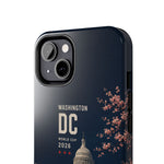 Washington DC 2026 World Cup Tough Phone Case — US Capitol Cherry Blossom Protective Cover