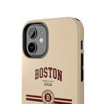 Boston Skyline Tough Phone Case — Vintage Cityscape, 'Boston 2026' Protective Phone Cover