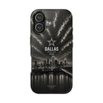 Dallas World Cup 2026 Tough Phone Case – Black City Skyline with Star Logo