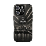 Dallas World Cup 2026 Tough Phone Case – Black City Skyline with Star Logo