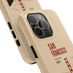 San Francisco Golden Gate Tough Phone Case – 2026 World Cup Retro Travel Design