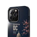 Washington DC 2026 World Cup Tough Phone Case — US Capitol Cherry Blossom Protective Cover