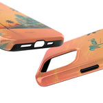 Miami Sunset Tough Phone Case — Retro Palm Beach Phone Cover (Includes “Miami 2026” Text)