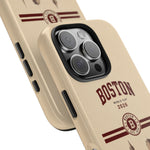 Boston Skyline Tough Phone Case — Vintage Cityscape, 'Boston 2026' Protective Phone Cover