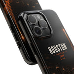 Houston Skyline Tough Phone Case — World Cup 2026 Night Cityscape