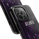Atlanta Skyline Tough Phone Case — World Cup 2026 Purple Cityscape