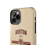 Boston Skyline Tough Phone Case — Vintage Cityscape, 'Boston 2026' Protective Phone Cover