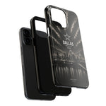 Dallas World Cup 2026 Tough Phone Case – Black City Skyline with Star Logo