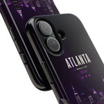 Atlanta Skyline Tough Phone Case — World Cup 2026 Purple Cityscape