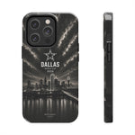 Dallas World Cup 2026 Tough Phone Case – Black City Skyline with Star Logo