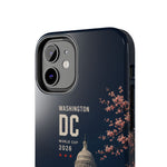 Washington DC 2026 World Cup Tough Phone Case — US Capitol Cherry Blossom Protective Cover