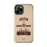 Boston Skyline Tough Phone Case — Vintage Cityscape, 'Boston 2026' Protective Phone Cover