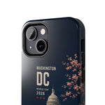 Washington DC 2026 World Cup Tough Phone Case — US Capitol Cherry Blossom Protective Cover