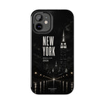 New York 2026 Tough Phone Case — Black Cityscape Protective Cover