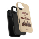 Boston Skyline Tough Phone Case — Vintage Cityscape, 'Boston 2026' Protective Phone Cover
