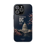 Washington DC 2026 World Cup Tough Phone Case — US Capitol Cherry Blossom Protective Cover