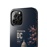 Washington DC 2026 World Cup Tough Phone Case — US Capitol Cherry Blossom Protective Cover