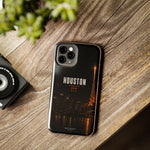 Houston Skyline Tough Phone Case — World Cup 2026 Night Cityscape