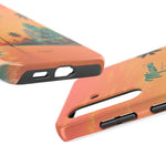 Miami Sunset Tough Phone Case — Retro Palm Beach Phone Cover (Includes “Miami 2026” Text)