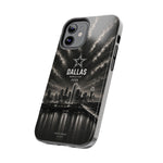 Dallas World Cup 2026 Tough Phone Case – Black City Skyline with Star Logo