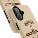 Boston Skyline Tough Phone Case — Vintage Cityscape, 'Boston 2026' Protective Phone Cover