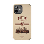 Boston Skyline Tough Phone Case — Vintage Cityscape, 'Boston 2026' Protective Phone Cover