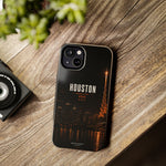 Houston Skyline Tough Phone Case — World Cup 2026 Night Cityscape