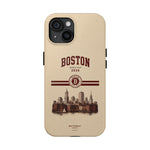Boston Skyline Tough Phone Case — Vintage Cityscape, 'Boston 2026' Protective Phone Cover