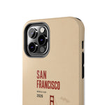San Francisco Golden Gate Tough Phone Case – 2026 World Cup Retro Travel Design