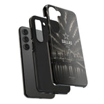 Dallas World Cup 2026 Tough Phone Case – Black City Skyline with Star Logo