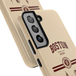 Boston Skyline Tough Phone Case — Vintage Cityscape, 'Boston 2026' Protective Phone Cover