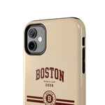 Boston Skyline Tough Phone Case — Vintage Cityscape, 'Boston 2026' Protective Phone Cover