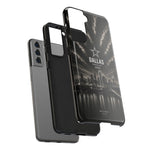 Dallas World Cup 2026 Tough Phone Case – Black City Skyline with Star Logo