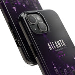 Atlanta Skyline Tough Phone Case — World Cup 2026 Purple Cityscape