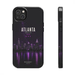 Atlanta Skyline Tough Phone Case — World Cup 2026 Purple Cityscape