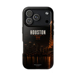 Houston Skyline Tough Phone Case — World Cup 2026 Night Cityscape