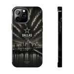 Dallas World Cup 2026 Tough Phone Case – Black City Skyline with Star Logo