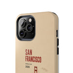 San Francisco Golden Gate Tough Phone Case – 2026 World Cup Retro Travel Design
