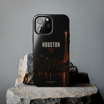 Houston Skyline Tough Phone Case — World Cup 2026 Night Cityscape