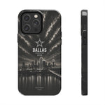 Dallas World Cup 2026 Tough Phone Case – Black City Skyline with Star Logo