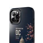 Washington DC 2026 World Cup Tough Phone Case — US Capitol Cherry Blossom Protective Cover