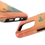 Miami Sunset Tough Phone Case — Retro Palm Beach Phone Cover (Includes “Miami 2026” Text)